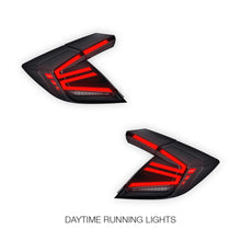 Honda Civic FK4 / FK7 / FK8 (2016 - 2020) Smoked Sequential LED Tail Lights LH + RH
