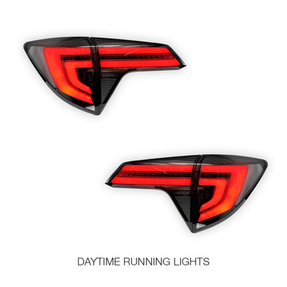 Honda HR-V RU (2014 - 2019) Clear Union Jack Style Sequential LED Tail Lights LH + RH