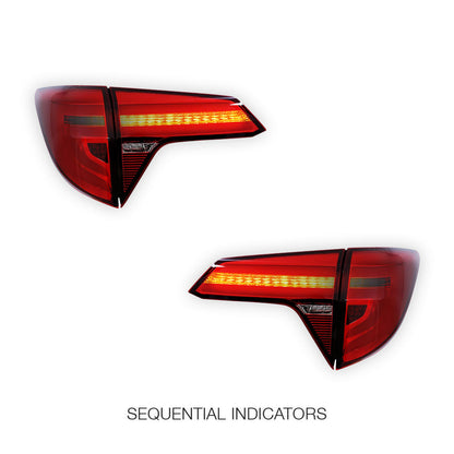 Honda HR-V RU (2014 - 2019) Red Sequential LED Tail Lights LH + RH