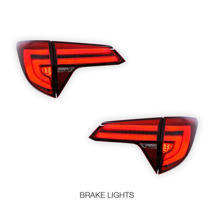 Honda HR-V RU (2014 - 2019) Red Sequential LED Tail Lights LH + RH