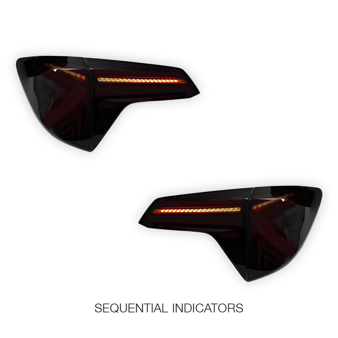 Honda HR-V RU (2014 - 2019) Smoked Union Jack Style Sequential LED Tail Lights LH + RH