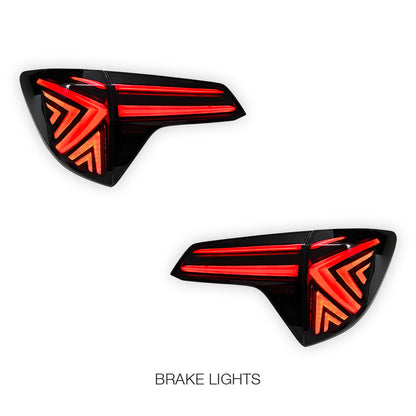 Honda HR-V RU (2014 - 2019) Smoked Union Jack Style Sequential LED Tail Lights LH + RH
