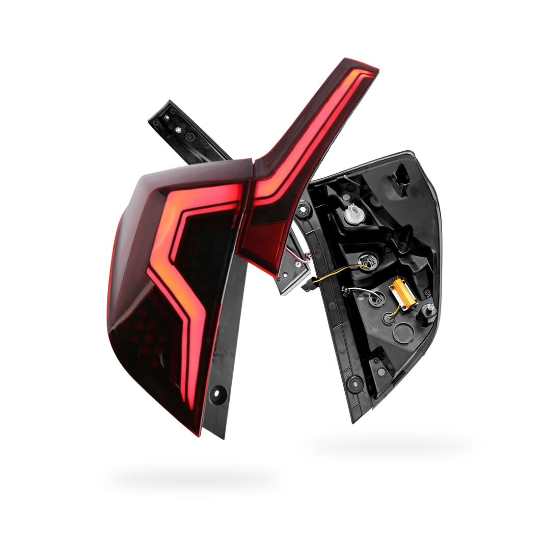 Honda Jazz GF / GK (2014 - 2018) Red Sequential LED Tail Lights LH + RH