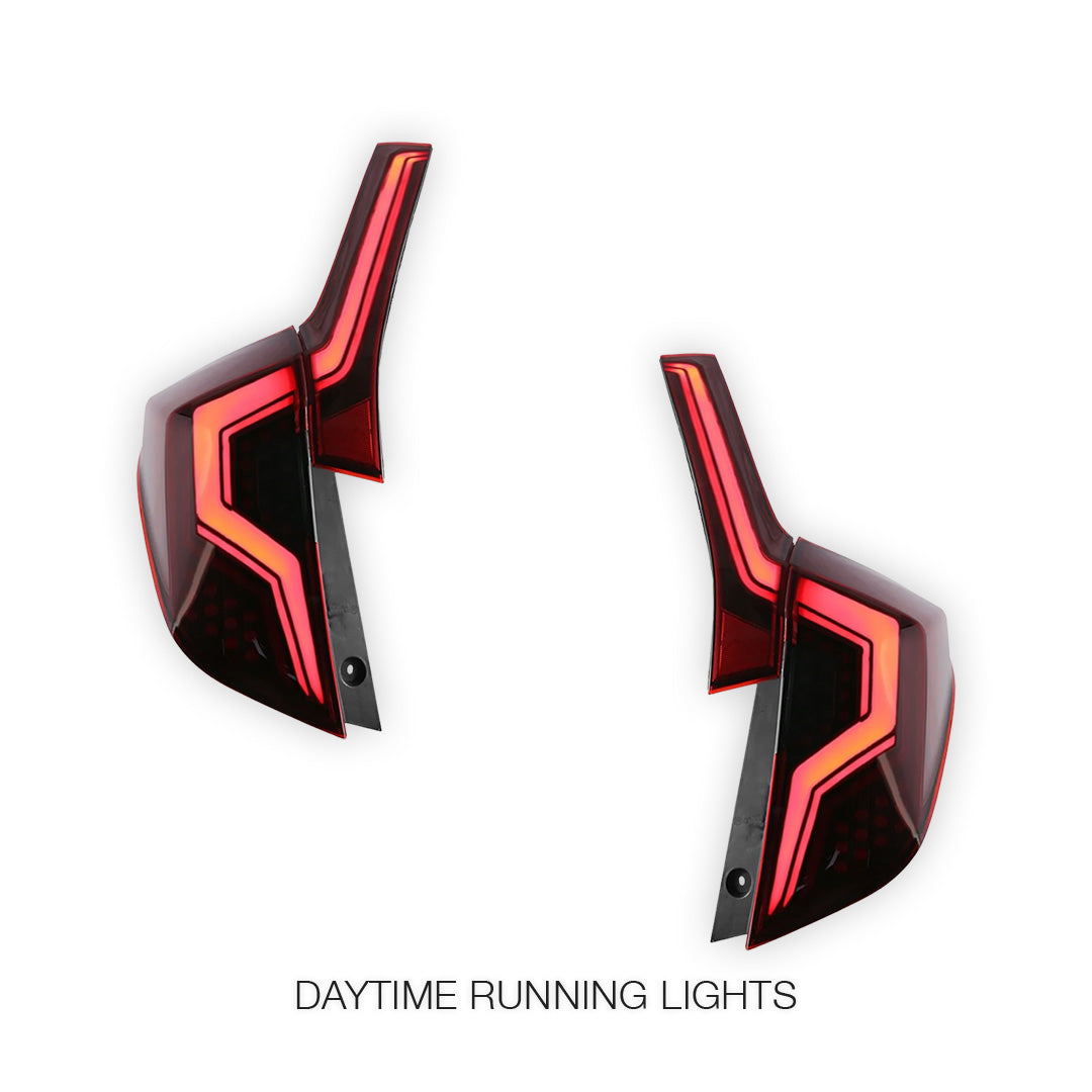 Honda Jazz GF / GK (2014 - 2018) Red Sequential LED Tail Lights LH + RH