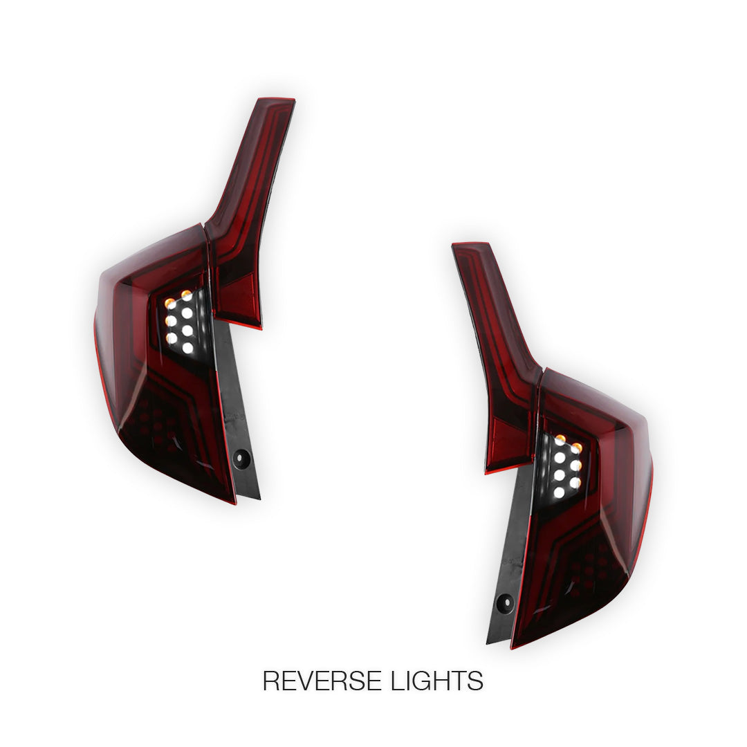 Honda Jazz GF / GK (2014 - 2018) Red Sequential LED Tail Lights LH + RH