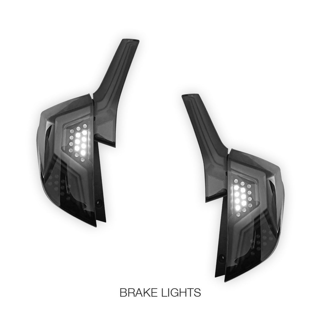 Honda Jazz GF / GK (2014 - 2018) Smoked Sequential LED Tail Lights LH + RH