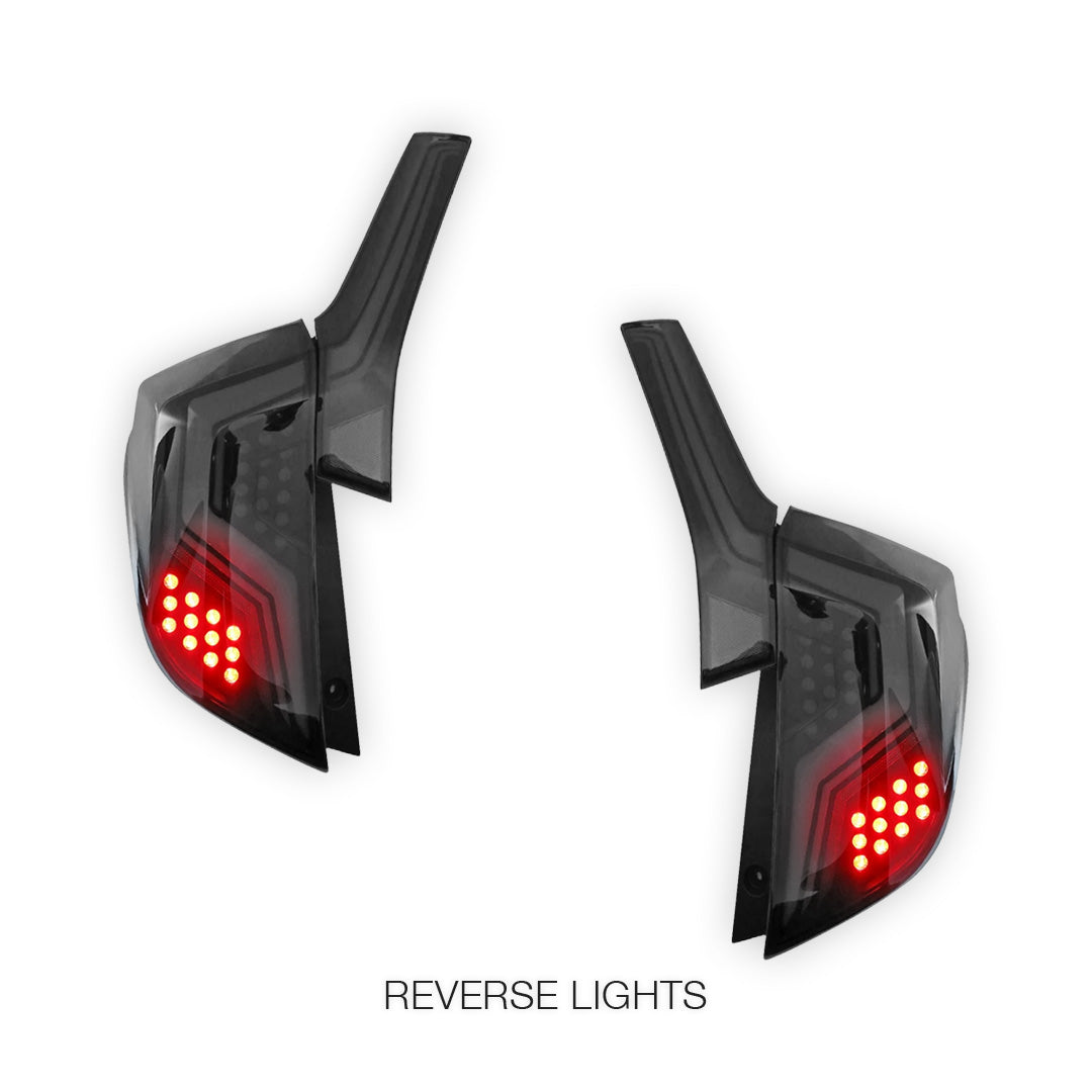 Honda Jazz GF / GK (2014 - 2018) Smoked Sequential LED Tail Lights LH + RH