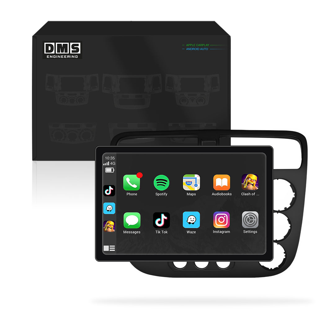 Honda Civic ES Sedan (2000 - 2005) 9" 13.3" Wireless Android 16 Head Unit for Apple CarPlay / Android Auto