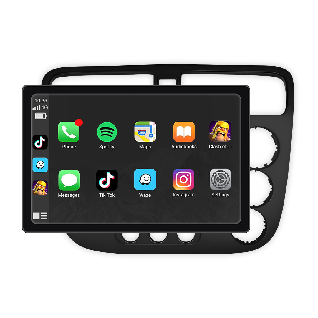 Honda Civic ES Sedan (2000 - 2005) 9" 13.3" Wireless Android 16 Head Unit for Apple CarPlay / Android Auto