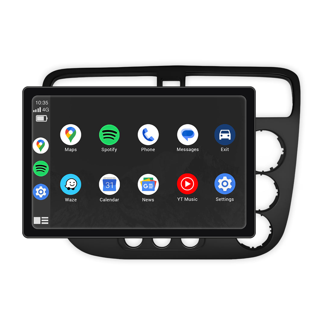 Honda Civic ES Sedan (2000 - 2005) 9" 13.3" Wireless Android 16 Head Unit for Apple CarPlay / Android Auto