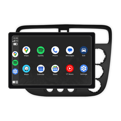 Honda Civic ES Sedan (2000 - 2005) 9" 13.3" Wireless Android 16 Head Unit for Apple CarPlay / Android Auto