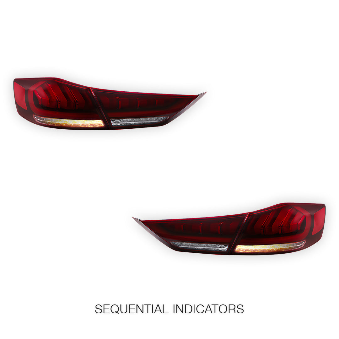 Hyundai Elantra AD Series 1 (2016 - 2018) Sequential Red Tail Lights LH + RH