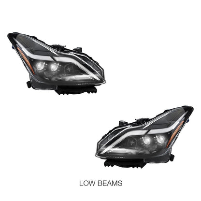Infiniti G37 (2008 - 2013) LED DRL Dual Projector Headlights LH + RH