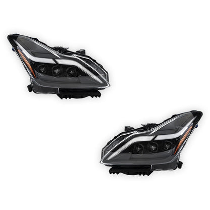 Infiniti G37 (2008 - 2013) LED DRL Dual Projector Headlights LH + RH