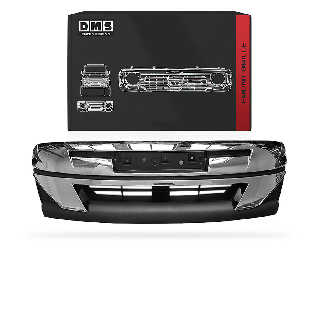 Isuzu D-Max RT (2017 - 2019) Chrome Mesh Front Bumper Cover Grille