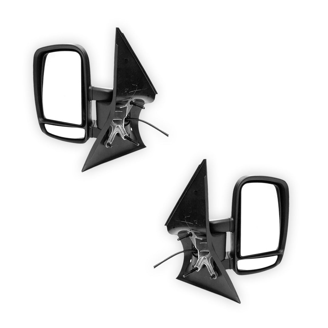 LDV V80 Van (2013 - 2024) Black Manual Door Mirrors LH + RH