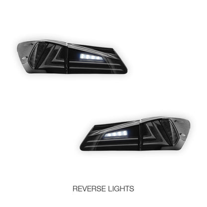 Lexus IS350 GSE21 / GSE31 (2006 - 2013) Sequential Smoked Full LED Tail Lights LH + RH