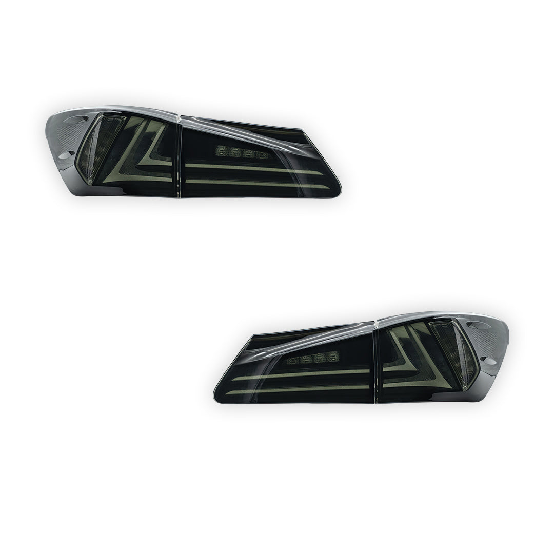 Lexus IS250 GSE20 / GSE30 (2006 - 2013) Sequential Smoked Full LED Tail Lights LH + RH