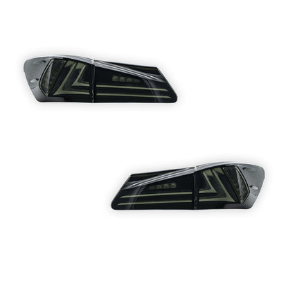 Lexus IS250 GSE20 / GSE30 (2006 - 2013) Sequential Smoked Full LED Tail Lights LH + RH