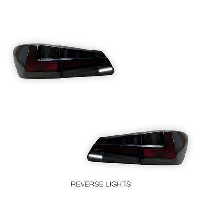 Lexus IS250 GSE20 (2006 - 2012) Nike Style Sequential RGB Full LED Tail Lights LH + RH