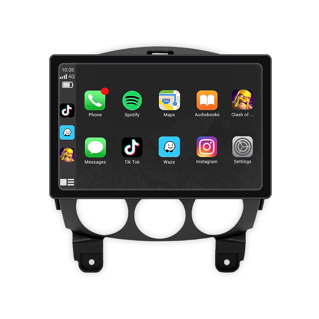 Mazda 2 DE (2007 - 2013) 9" 13.3" Wireless Android 16 Head Unit for Apple CarPlay / Android Auto
