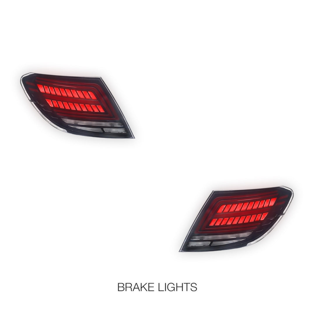 Mercedes-Benz C-Class W204 (2007 - 2014) Smoked Sequential Full LED Tail Lights LH + RH