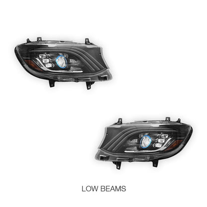 Mercedes-Benz Sprinter W907 (2019 - 2024) LED Sequential Projector Headlights LH + RH