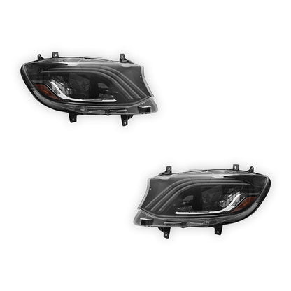 Mercedes-Benz Sprinter W907 (2019 - 2024) LED Sequential Projector Headlights LH + RH
