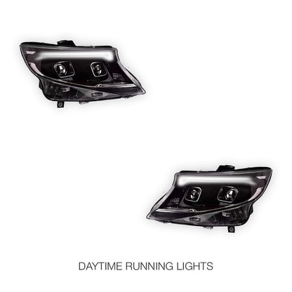 Mercedes-Benz Vito W447 (2015 - 2024) Crystal LED Style Sequential Projector Headlights LH + RH