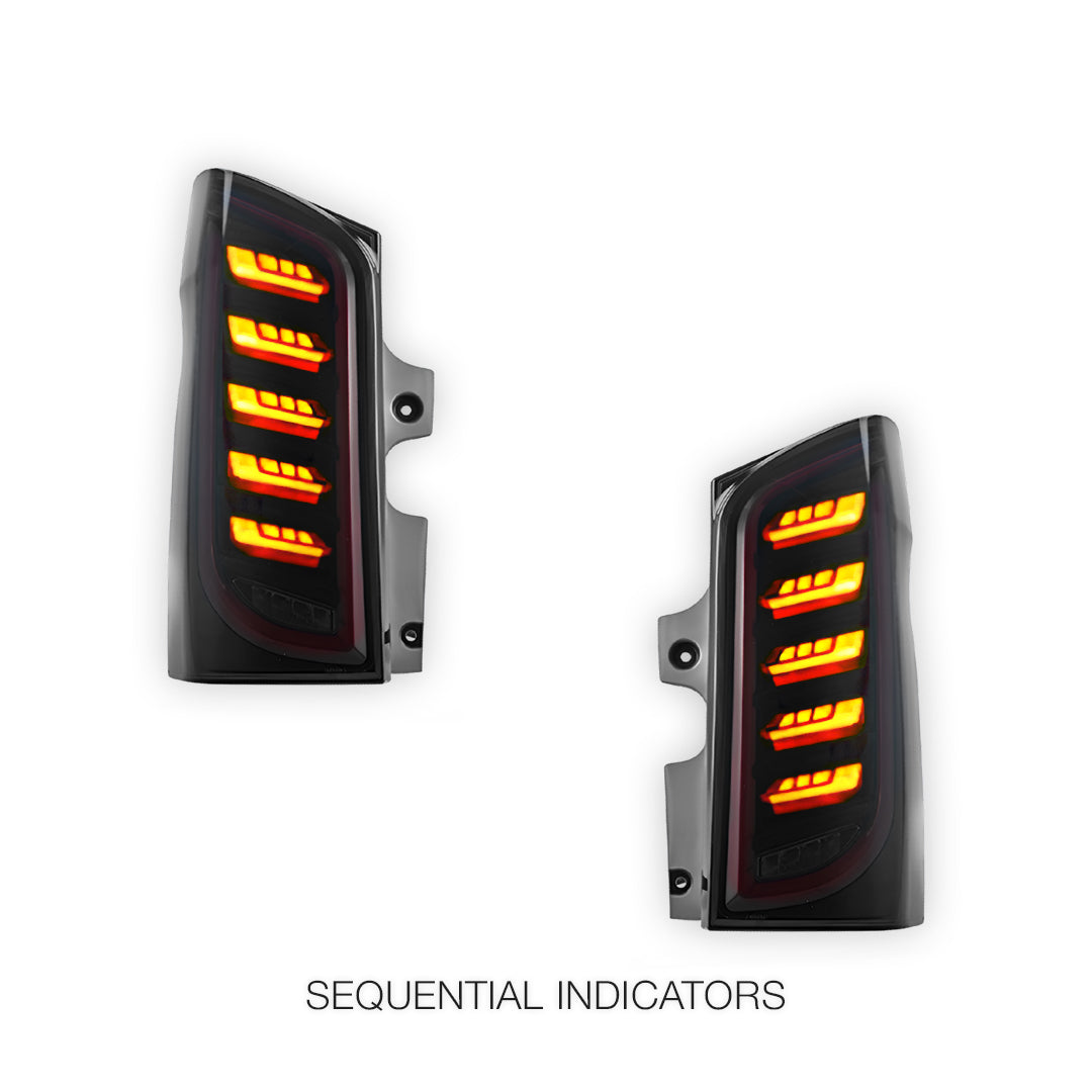 Mercedes-Benz Vito W447 (2016 - 2022) Sequential Smoked LED Tail Lights LH + RH
