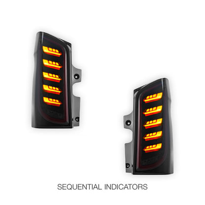 Mercedes-Benz Vito W447 (2016 - 2022) Sequential Smoked LED Tail Lights LH + RH