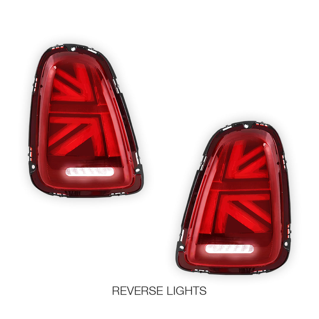 Mini Cooper R56 / R57 / R58 / R59 (2007 - 2015) Sequential Red LED Tail Lights LH + RH