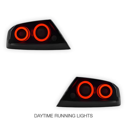 Mitsubishi Lancer CG / CH (2001 - 2007) Smoked Sequential RGB LED Tail Lights LH + RH