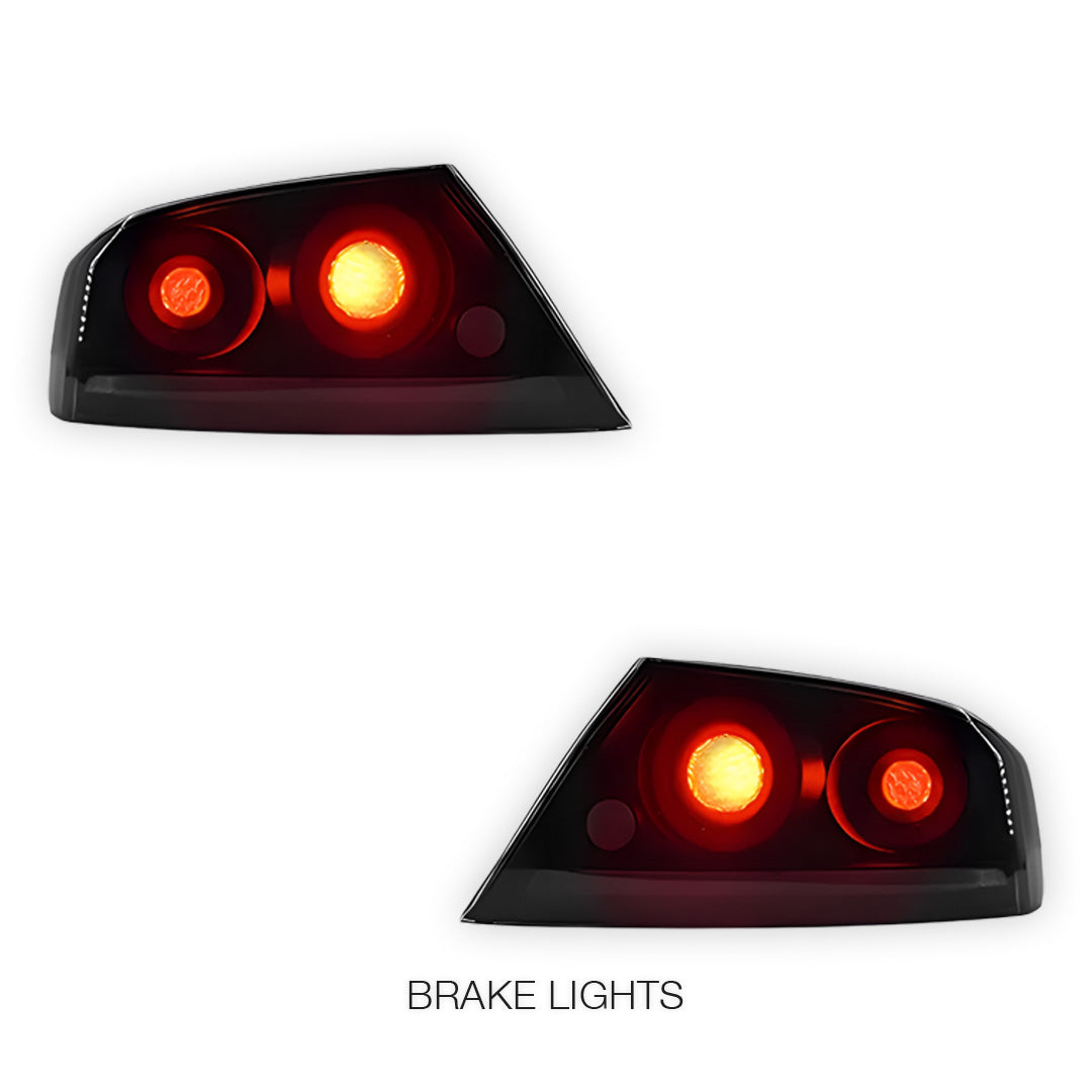 Mitsubishi Lancer CG / CH (2001 - 2007) Smoked Sequential RGB LED Tail Lights LH + RH