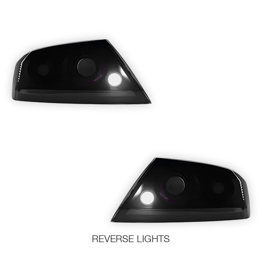 Mitsubishi Lancer CG / CH (2001 - 2007) Smoked Sequential RGB LED Tail Lights LH + RH