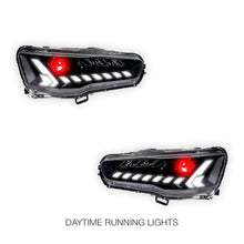 Mitsubishi Lancer Evo 10 (2007 - 2017) Demon Eye Style LED DRL Projector Headlights LH + RH