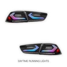 Mitsubishi Lancer Evo X / CJ / CF (2008 - 2018) Smoked 3D RGB Sequential Tail Lights LH + RH