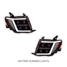 Mitsubishi Pajero NT / NW / NX (2009 - 2021) Quad Projector LED Style Sequential Indicator Headlights LH + RH