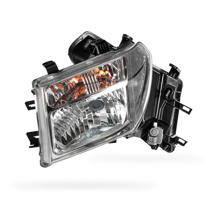 Nissan Navara D40 (2005 - 2015) Clear / Amber OEM Style Headlights LH + RH