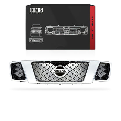 Nissan Navara D40 (2010 - 2015) Chrome Grille