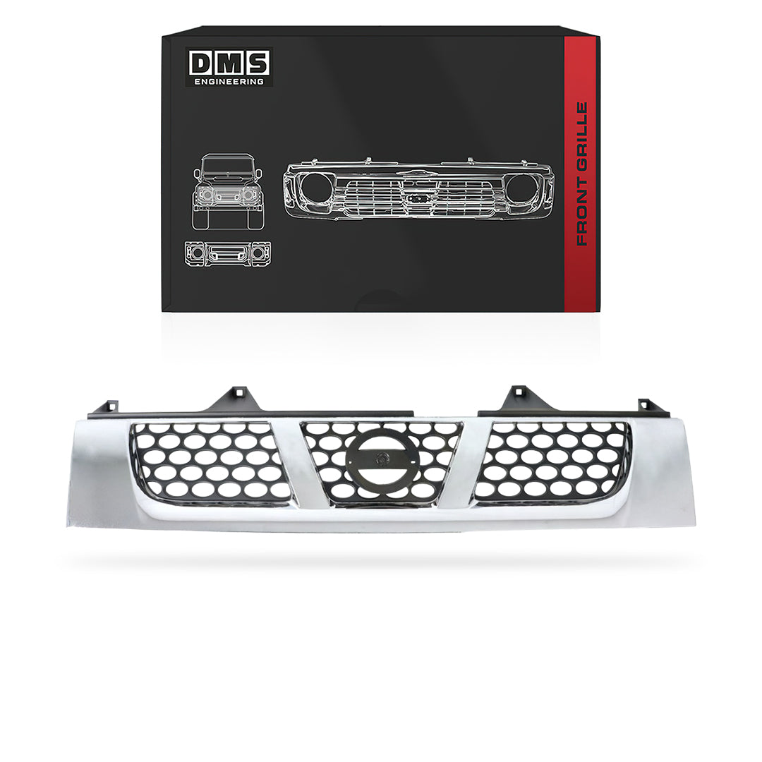 Nissan Navara D40 / D23 NP300 (2008 - 2018) Black/Chrome Grille