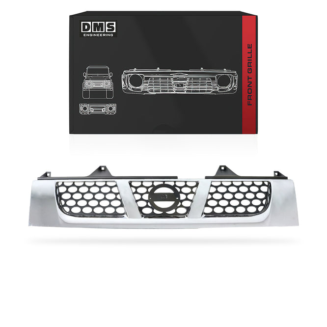 Nissan Navara D40 / D23 NP300 (2008 - 2018) Black/Chrome Grille