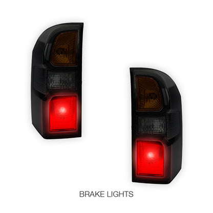 Nissan Patrol GU / Y61 Wagon (2004 - 2016) Dubai Style Black Tail Lights LH + RH