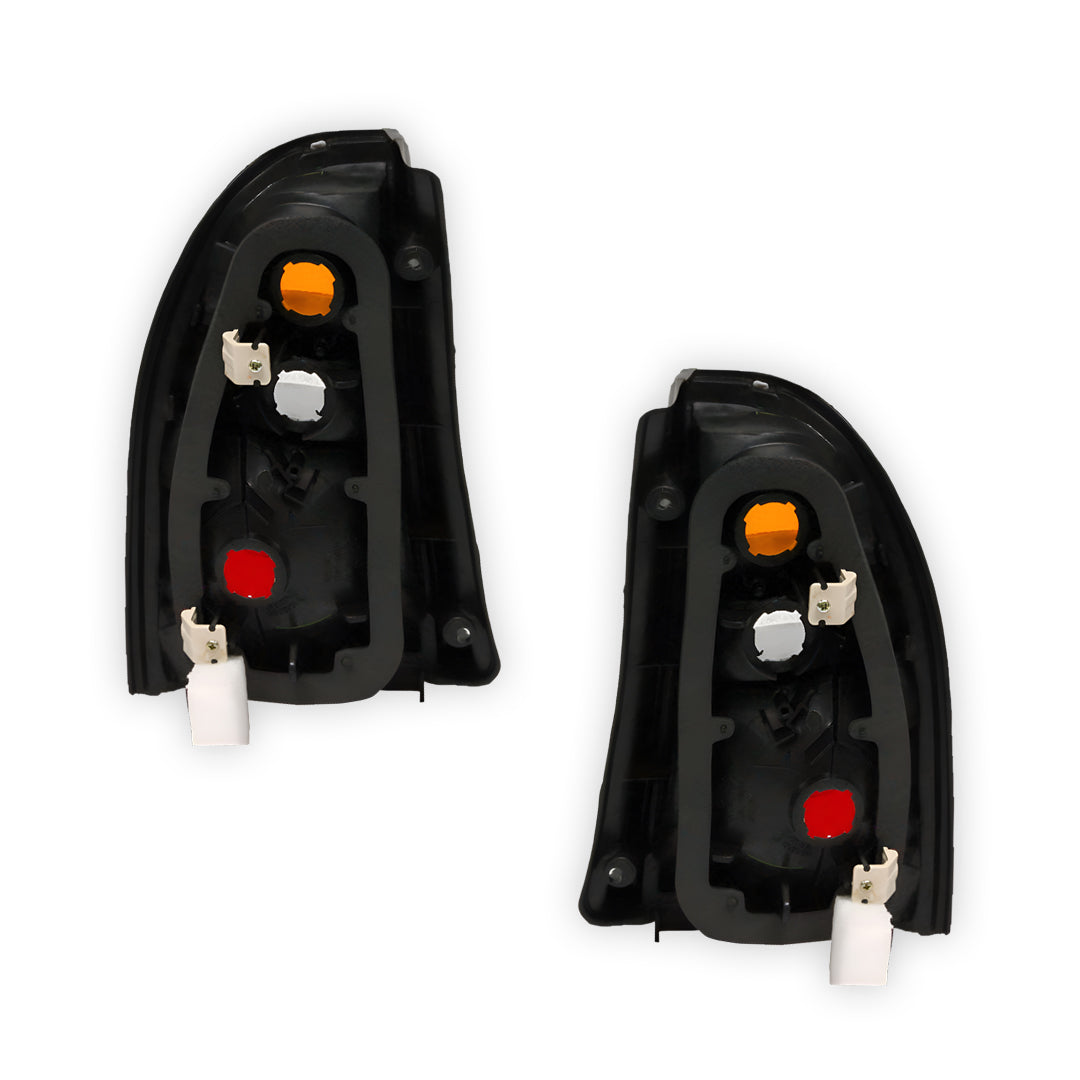 Mitsubishi Lancer CE (1998 - 2002) Orange / White / Red OEM Style Tail Lights LH + RH
