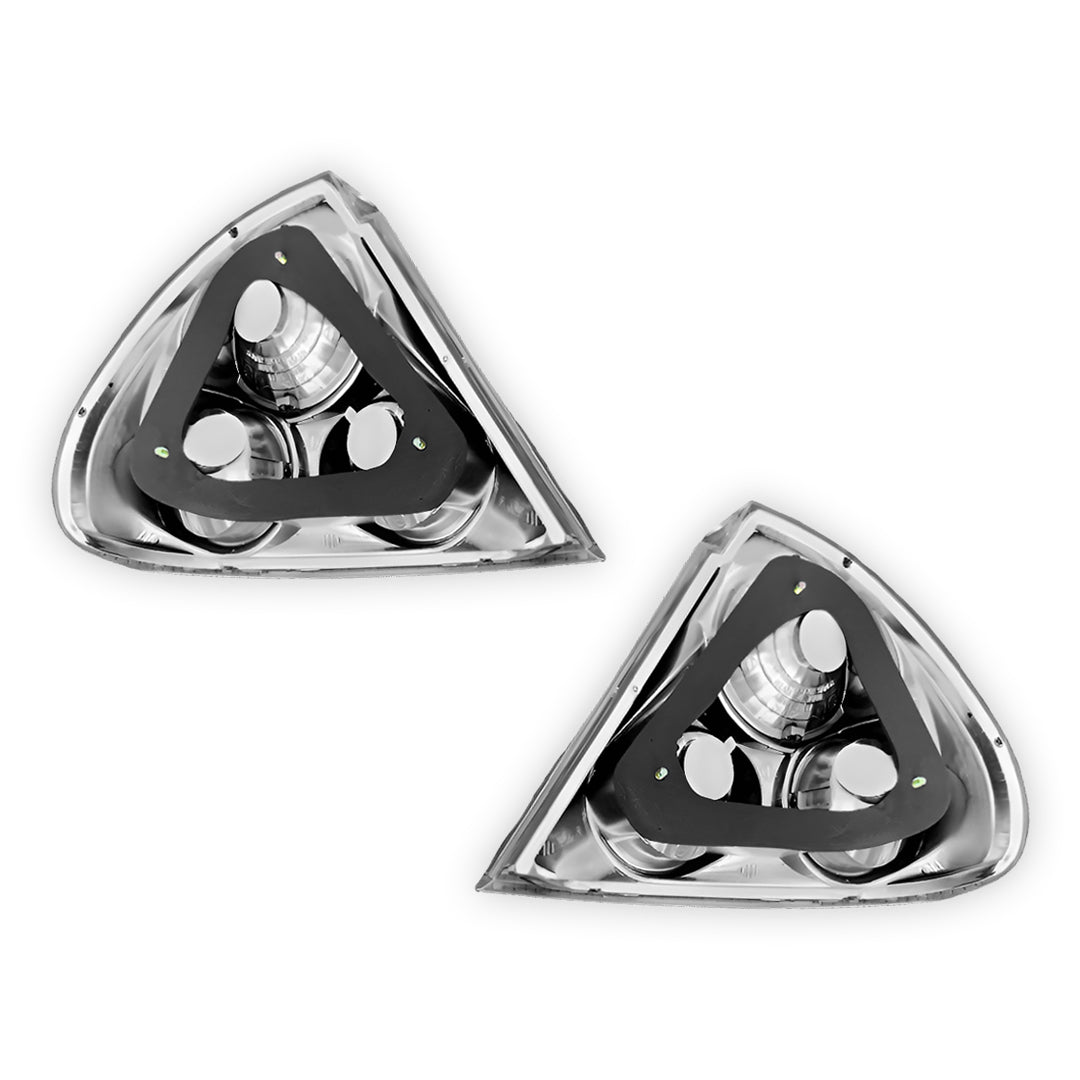 Mitsubishi Lancer CE (2001- 2003) Chrome Halogen Tail Lights LH + RH