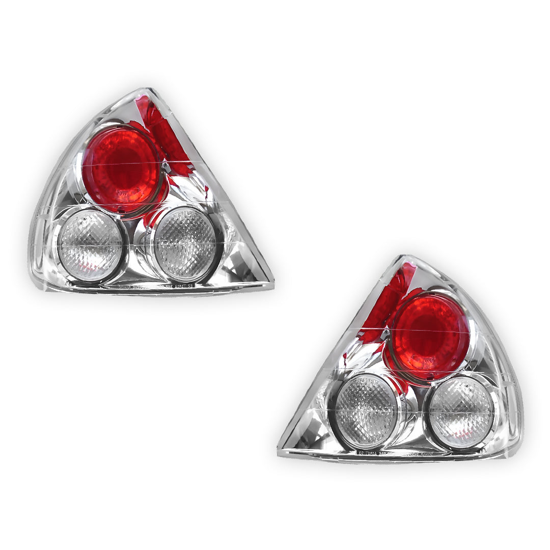 Mitsubishi Lancer CE (2001- 2003) Chrome Halogen Tail Lights LH + RH