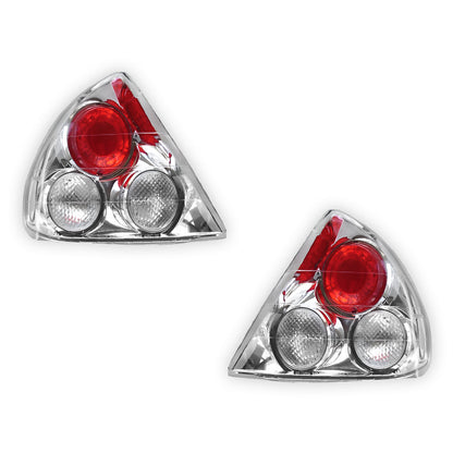 Mitsubishi Lancer CE (2001- 2003) Chrome Halogen Tail Lights LH + RH