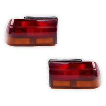 Mitsubishi Lancer CC (1990 - 1992) Red / Black OEM Style Tail Lights LH + RH