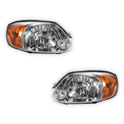 Hyundai Accent LC (2002 - 2005) OEM Style Headlights LH + RH