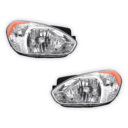Hyundai Accent LC / MC (2005 - 2009) OEM Style Headlights LH + RH